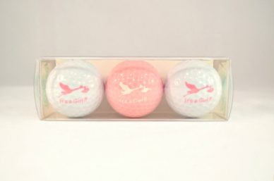 girl golfballs
